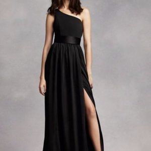 VW360215 David’s Bridal Ebony Bridesmaid Dress